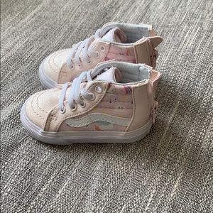 Vans Shoes - Vans shoes size 4 sparkly pink unicorns Vans Shoes - Vans shoes size 4 sparkly pink unicorns